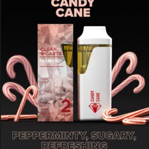 Clean carts Candy Cane Disposable Vape | Indica