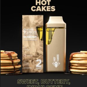 Clean carts Hot Cakes Disposable Vape | Indica