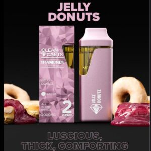 Clean carts Jelly Donuts Disposable Vape | Sativa