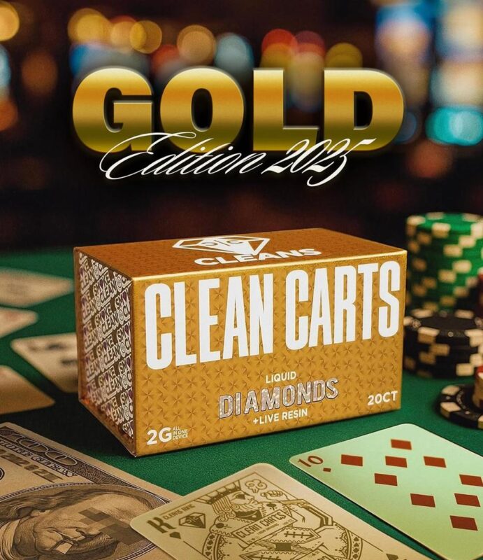 Clean Carts Gold Edition 2g Disposable
