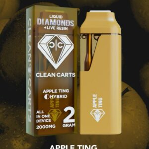 Clean Carts Apple Ting Yellow Edition Disposable - Hybrid