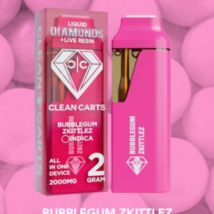 Clean Carts Bubblegum Zkittlez Yellow Edition Disposable - Indica