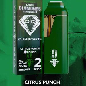Clean Carts Citrus Punch Yellow Edition Disposable - Sativa