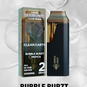 Clean Carts Bubble Burzt T100 2g Disposable - INDICA