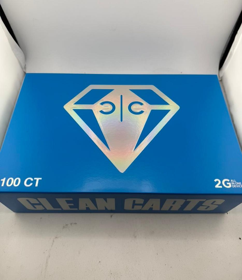Clean Carts Winter Blue Edition 100 Pack